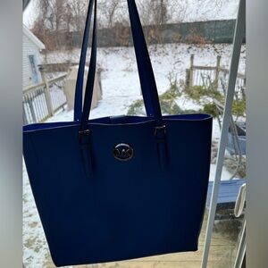 Michael Kors Navy Blue Tote Bag